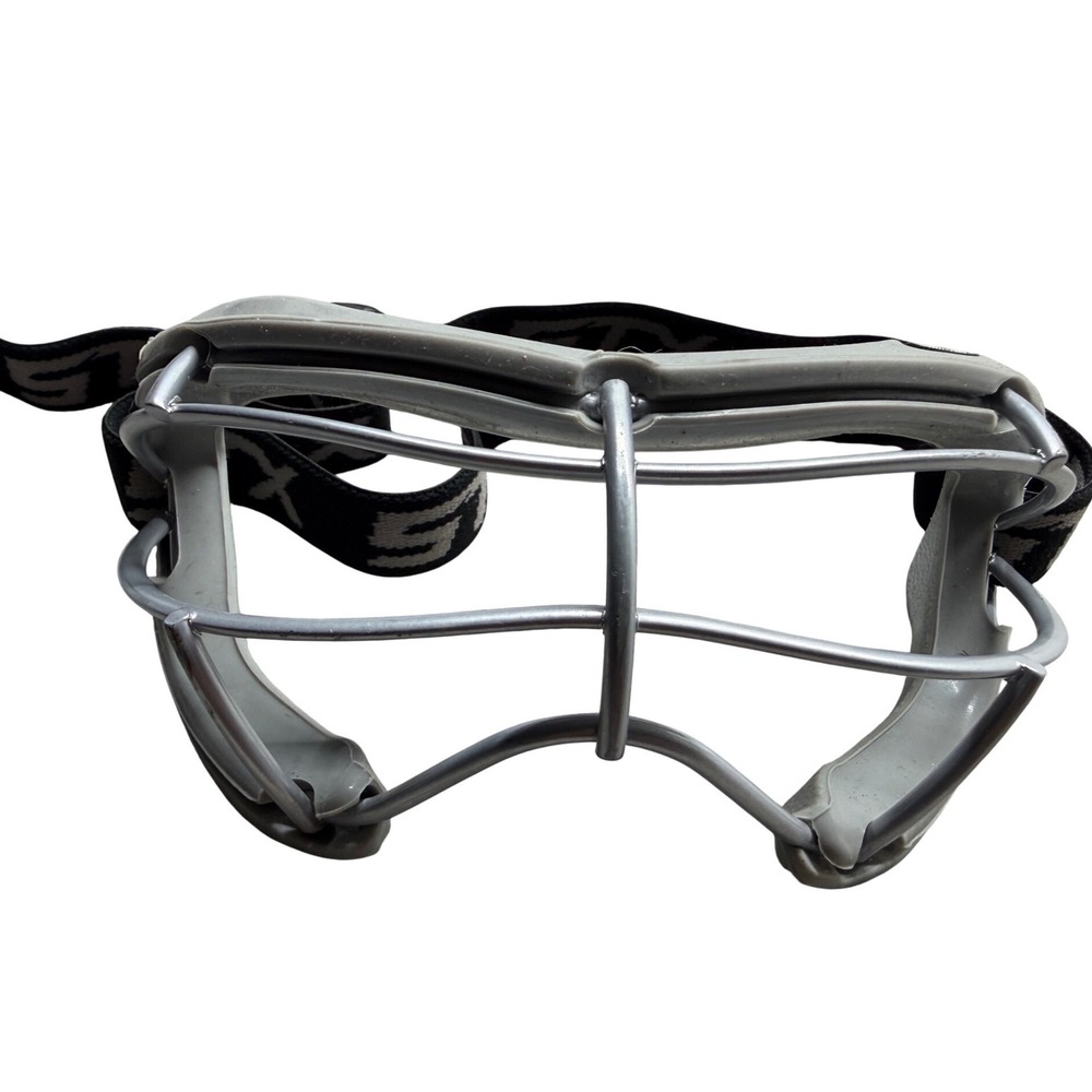 STX 4Sight Plus-S Adult Lacrosse Goggles Silver Grey ASTM F3077-17 Protection